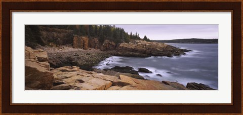 Framed Monument Cove, Mount Desert Island, Acadia National Park, Maine Print