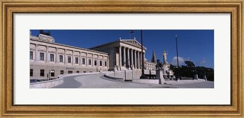 Framed Parliament Building in Vienna, Austria Print