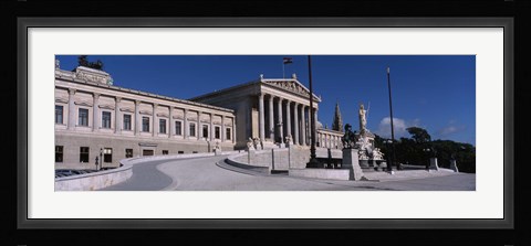 Framed Parliament Building in Vienna, Austria Print