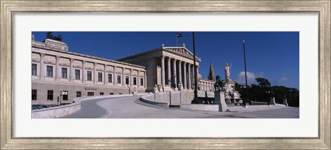 Framed Parliament Building in Vienna, Austria Print