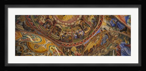 Framed Monastery, Rila Monastery, Bulgaria Print