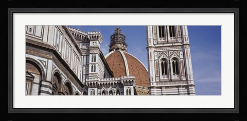 Framed Low angle view of a cathedral, Duomo Santa Maria Del Fiore, Florence, Tuscany, Italy Print