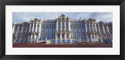 Framed Facade of a palace, Catherine Palace, Pushkin, St. Petersburg, Russia Print