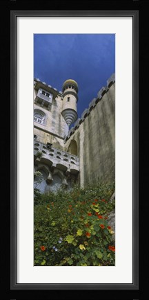 Framed Low angle view of a palace, Palacio De Pina, Sintra, Estremadura, Portugal Print