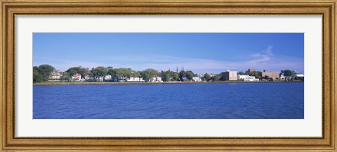 Framed Buildings at the waterfront, Charlottetown, Prince Edward Island, Canada Print