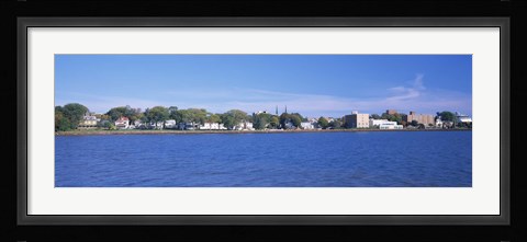 Framed Buildings at the waterfront, Charlottetown, Prince Edward Island, Canada Print