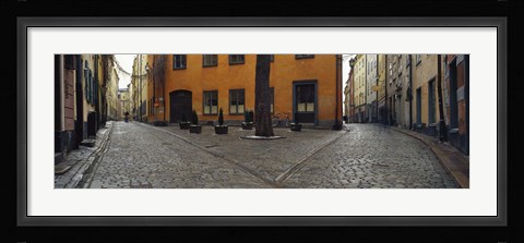Framed Buildings in a city, Gamla Stan, Stockholm, Sweden Print