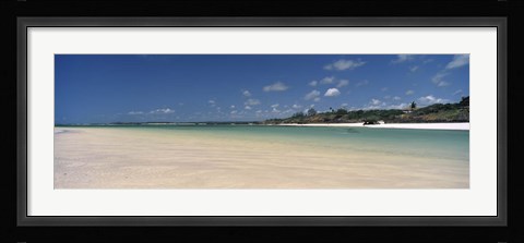 Framed Mountain at the coast, Watamu Marine National Park, Watamu, Coast Province, Kenya Print