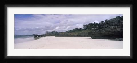 Framed Rocks on the beach, Watamu Marine National Park, Watamu, Coast Province, Kenya Print