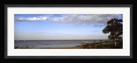 Framed Clouds over a lake, Lake Victoria, Kenya Print