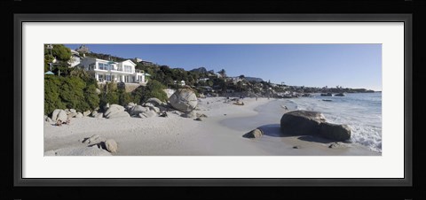 Framed Buildings at the waterfront, Clifton Beach, Cape Town, Western Cape Province, South Africa Print