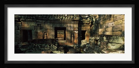 Framed Ruins of a temple, Preah Khan, Angkor, Cambodia Print