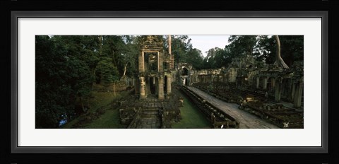 Framed Preah Khan, Angkor, Cambodia Print