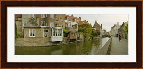 Framed Bruges, West Flanders, Belgium Print