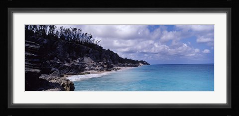 Framed Clouds over the sea, Bermuda Print