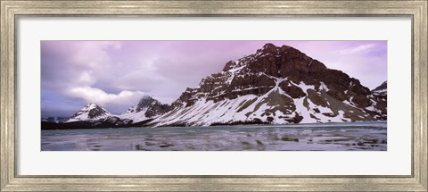 Framed Clouds over mountains, Banff, Alberta, Canada Print