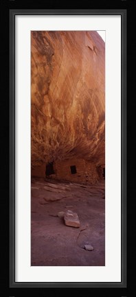 Framed Anasazi Ruins, Mule Canyon, Utah, USA Print