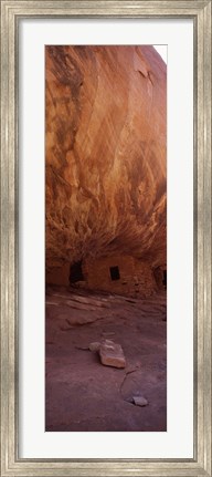 Framed Anasazi Ruins, Mule Canyon, Utah, USA Print
