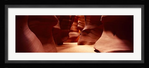Framed Rock formations, Antelope Canyon, Arizona Print