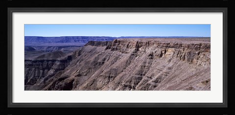 Framed High angle view of a canyon, Fish River Canyon, Namibia Print