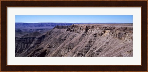 Framed High angle view of a canyon, Fish River Canyon, Namibia Print