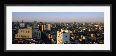 Framed Slyline View of Old Havana, Havana, Cuba Print