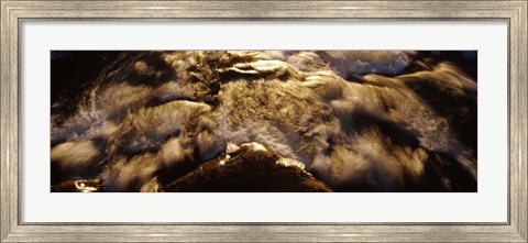 Framed High angle view of a river, US Glacier National Park, Montana, USA Print