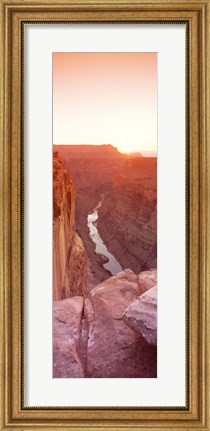 Framed River passing Through a Canyon,North Rim, Grand Canyon National Park Print