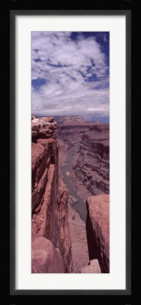 Framed River Passing Through atToroweap Overlook, North Rim, Grand Canyon Print