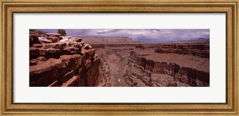 Framed River Passing Through, North Rim, Grand Canyon National Park, Arizona, USA Print