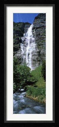 Framed Murrenbach Falls, Switzerland Print