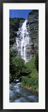 Framed Murrenbach Falls, Switzerland Print
