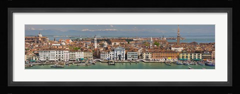 Framed High angle view of a city at the waterfront, Venice, Veneto, Italy Print