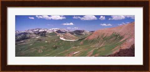 Framed Mountain range, Crested Butte, Gunnison County, Colorado Print