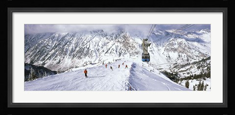 Framed Snowbird Ski Resort, Utah Print