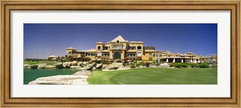 Framed Facade of a golf course, The Cascades Golf &amp; Country Club, Soma Bay, Hurghada, Egypt Print