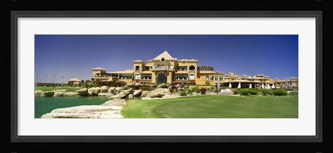Framed Facade of a golf course, The Cascades Golf &amp; Country Club, Soma Bay, Hurghada, Egypt Print