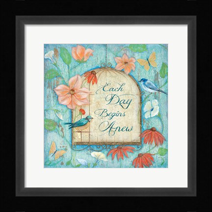 Framed Each Day Print