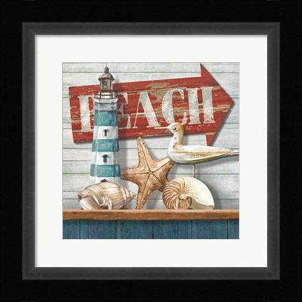 Framed Beach Print