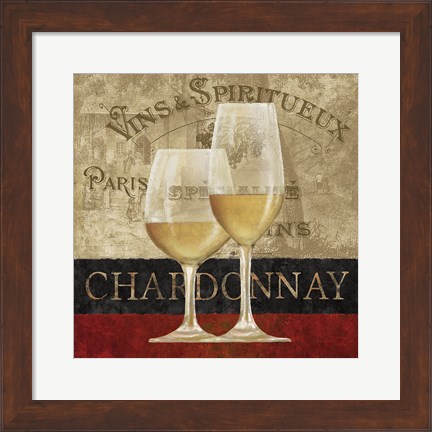Framed Chardonnay Print