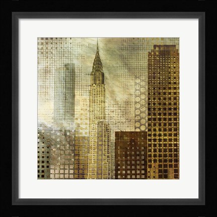 Framed Chrysler Building Print