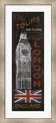 Framed London Tours Print