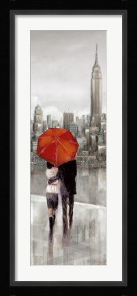 Framed New York Stroll Print