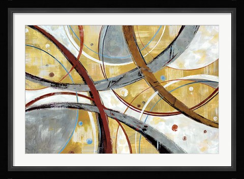 Framed Swishes Print