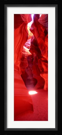 Framed Rock formations in Antelope Canyon, Lake Powell Navajo Tribal Park, Arizona Print