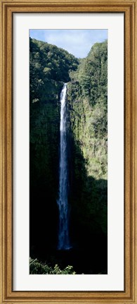 Framed Tall Waterfall Print