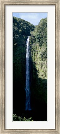 Framed Tall Waterfall Print