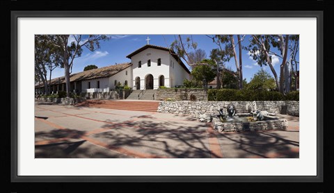 Framed Facade of a church, Mission San Luis Obispo, San Luis Obispo, San Luis Obispo County, California, USA Print