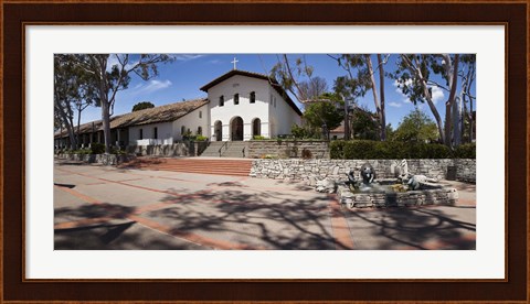 Framed Facade of a church, Mission San Luis Obispo, San Luis Obispo, San Luis Obispo County, California, USA Print