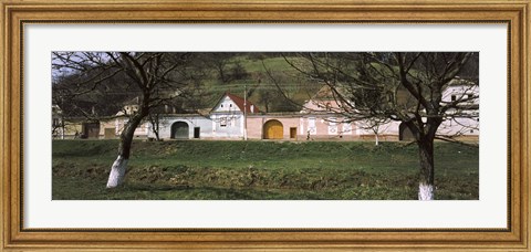 Framed Biertan, Transylvania, Mures County, Romania Print